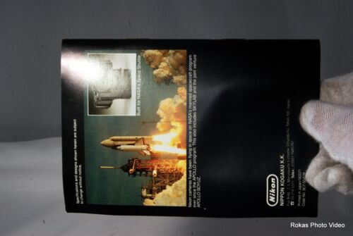 Nikon EM camera Photo Guide System Lens Guide (EN) lenses and flashes MINT